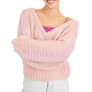 Urban Outfitters Cassia Space Dye V-Neck Sweater